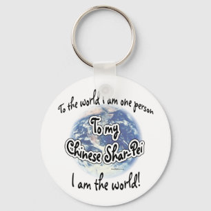 Porte-clés Chinois Shar-pei World 2 Porte - clé