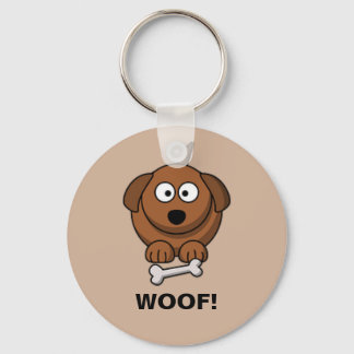 Porte-clés Chiot avec Porte - clé Bone Button