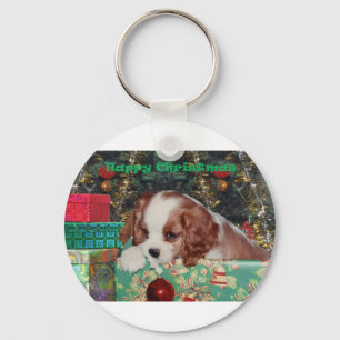 Porte-clés Chiot de Noël de Blenheim