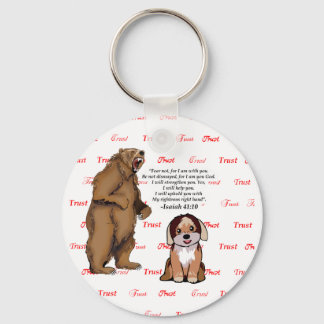 Porte-clés Chiot d'ours - Confiance - #5 - Faith Red.png