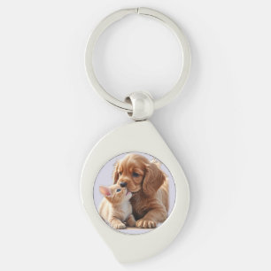 Porte-clés Chiot et chaton