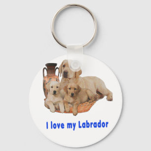 Porte-clés Chiot Labrador Retriever