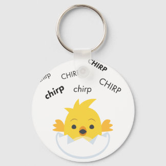 Porte-clés Chirp Hatching Chick Cute Emoji