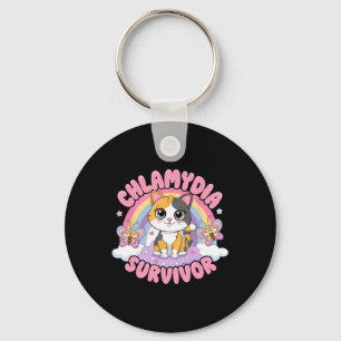 Porte-clés Chlamydia Survivor Chat Mème De Chat Chemises Drôl