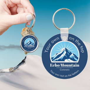 Porte-clés Cho Mountain Colorado cadeau de station de ski