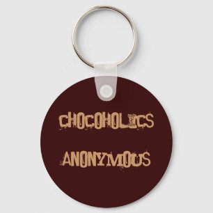 Porte-clés chocoholics anonyme