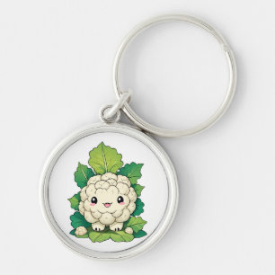 Porte-clés Chou-fleur Kawaii