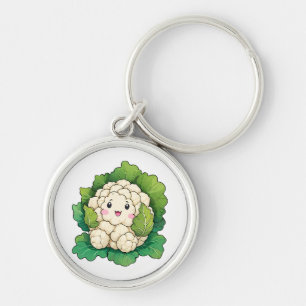Porte-clés Chou-fleur Kawaii
