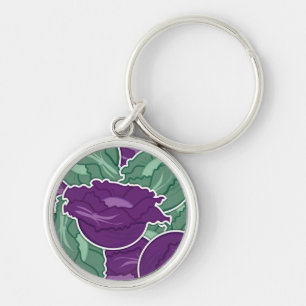 Porte-clés Chou mélangé funky