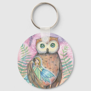 Porte-clés Chouette et Fée Mignonne
