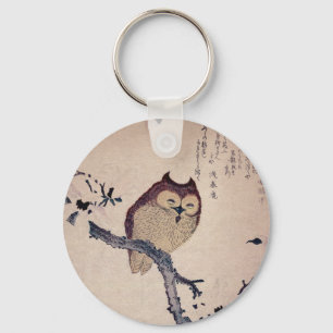Porte-clés Chouette souriante japonaise