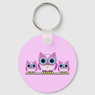 Porte-clés chouettes