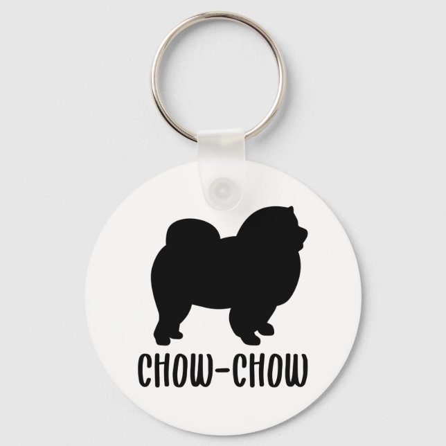 Porte-clés Chow-chow (Recto)