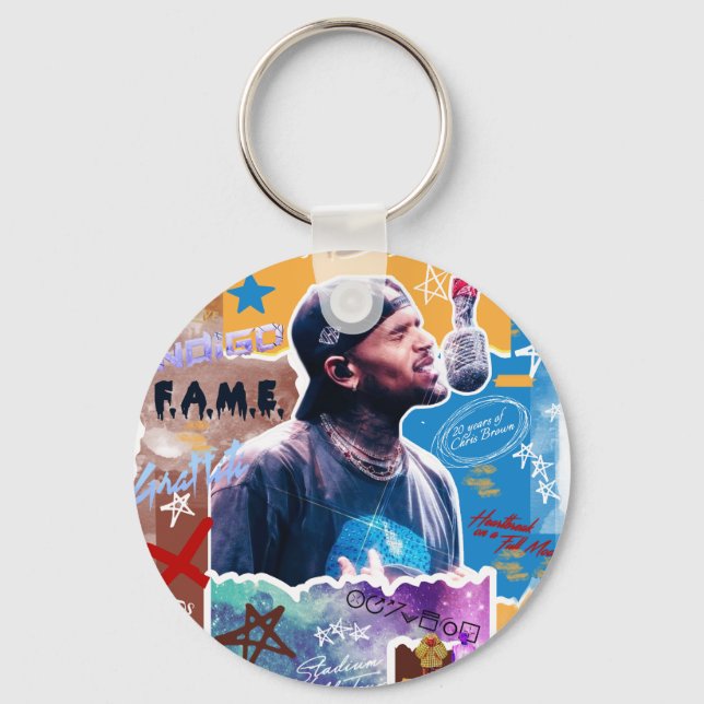 Porte-clés Chris Brow (Recto)
