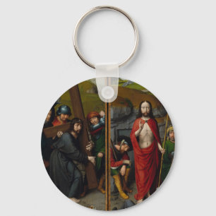Porte-clés Christ porte la croix