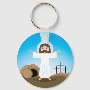 Porte-clés Christ ressuscité