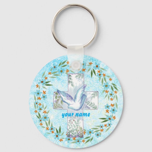 Porte-clés Christian Dove Cross porte - clé (Recto)