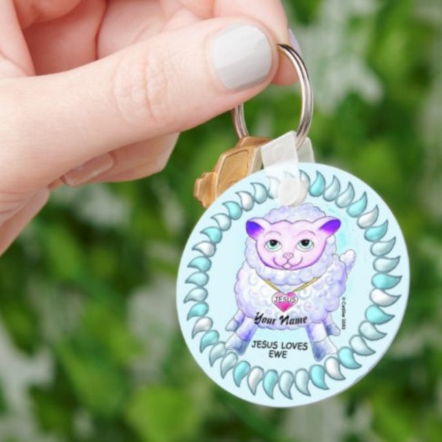 Porte-clés Christian Jésus t'aime (Créateur téléchargé)