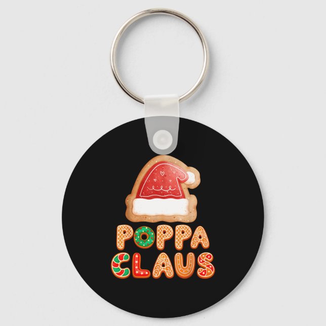 Porte-clés Christmas Cookies Baking Ppa Claus Family Matching (Recto)