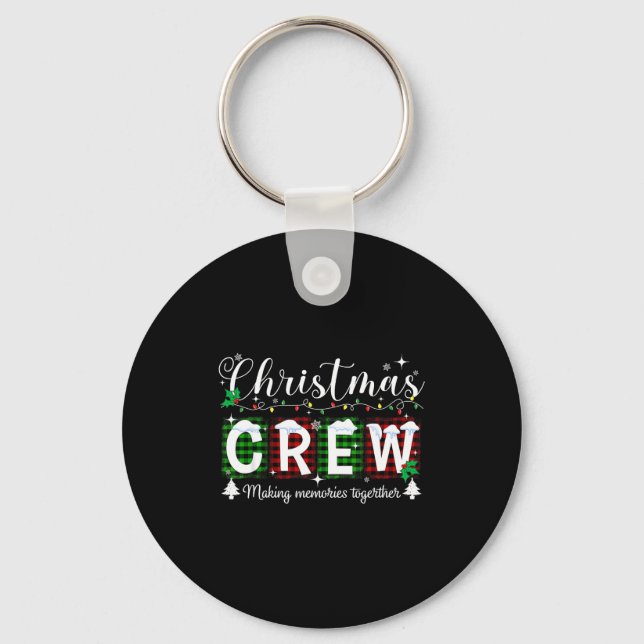 Porte-clés Christmas Crew Matching Family Xmas Party Men Wome (Recto)