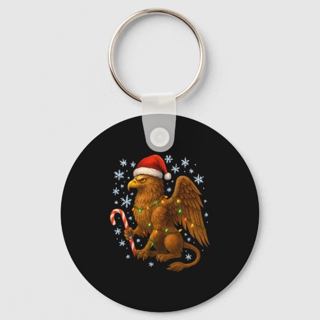 Porte-clés Christmas Griffin Magic Mythical Holiday Srit Long (Recto)