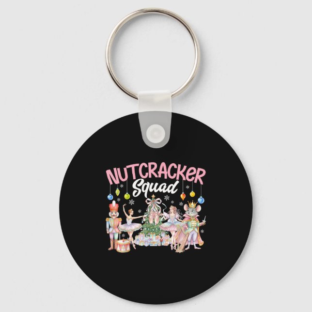 Porte-clés Christmas Nutcracker Squad Ballet Family Matching  (Recto)