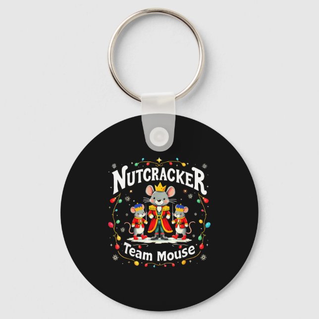 Porte-clés Christmas Nutcracker Team Mouse Funny Soldier Xmas (Recto)