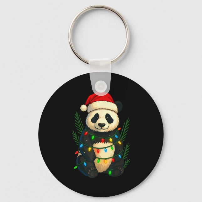 Porte-clés Christmas Panda  (Recto)