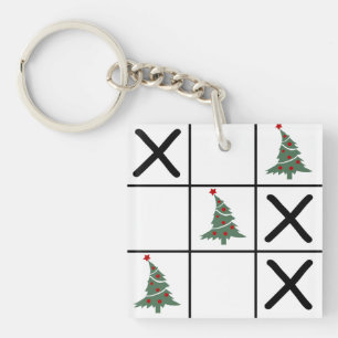 Porte-clés Christmas Tic Tac Toe