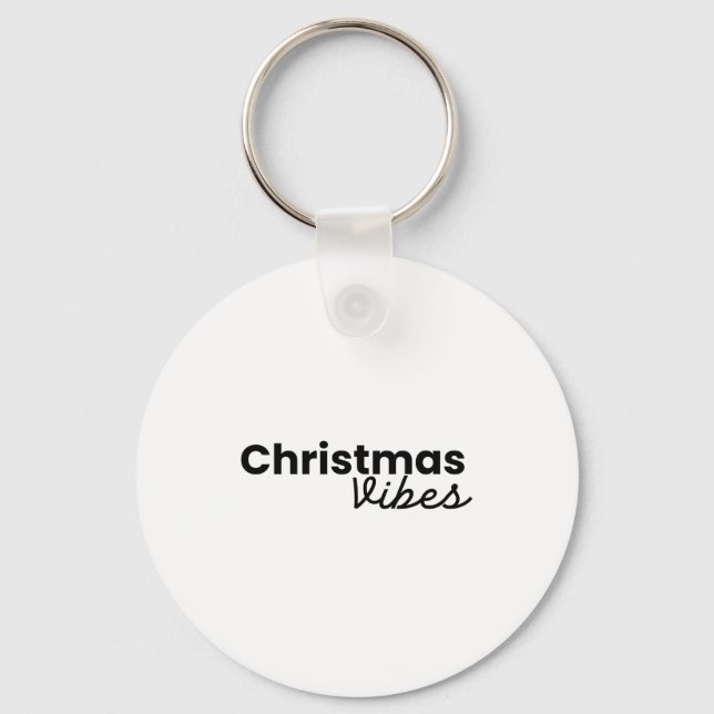 Porte-clés Christmas Vibes Modern Minimalist Trendy Styli Shi (Recto)