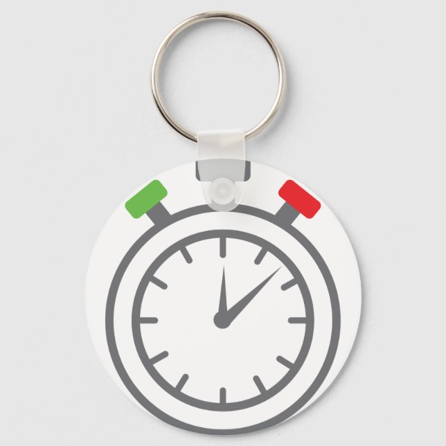 Porte-clés chronomètre - minuteur d'alarme (Recto)