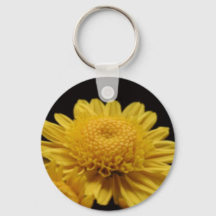 Porte-clés Chrysanthème jaune