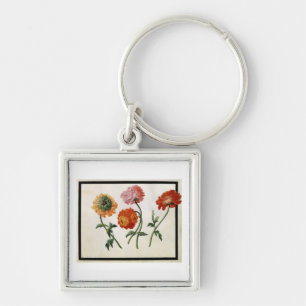 Porte-clés Chrysanthèmes (la semaine sur le papier)