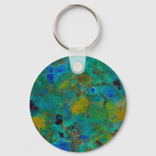 Porte-clés Chrysocolla de Blue Cliff