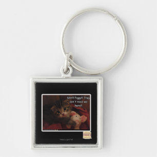 Porte-clés Chut ! ! ! Porcin ! !