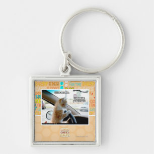 Porte-clés Chut ! Soyez très tranquille