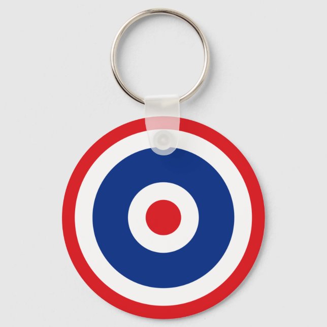 Porte-clés Cible du drapeau thaïlandais (Recto)