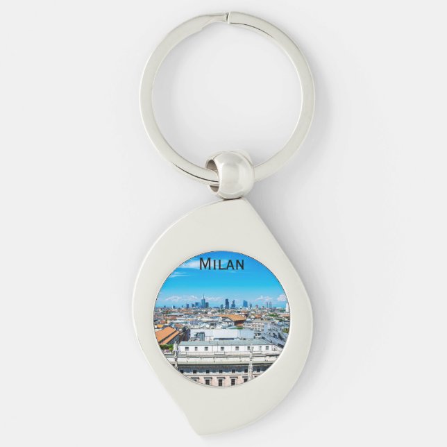 Porte-clés Ciel Milan en Italie (Devant)