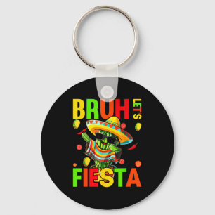 Porte-clés Cinq mai mexicain cactus drôle allons fiestaCinc