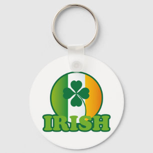 Porte-clés Circle Irish Flag St. Patrick's Design