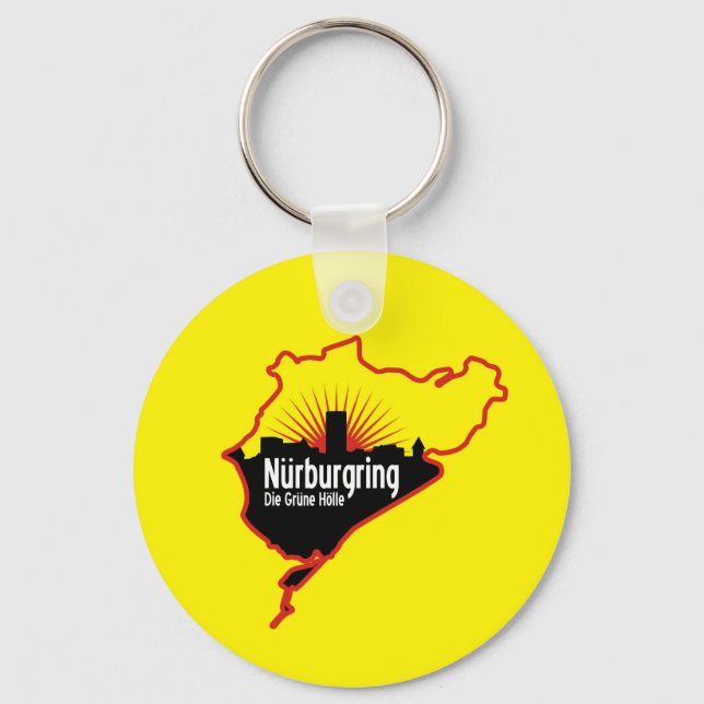 Porte-clés Circuit de Nurburgring Nordschleife, Allemagne (Recto)