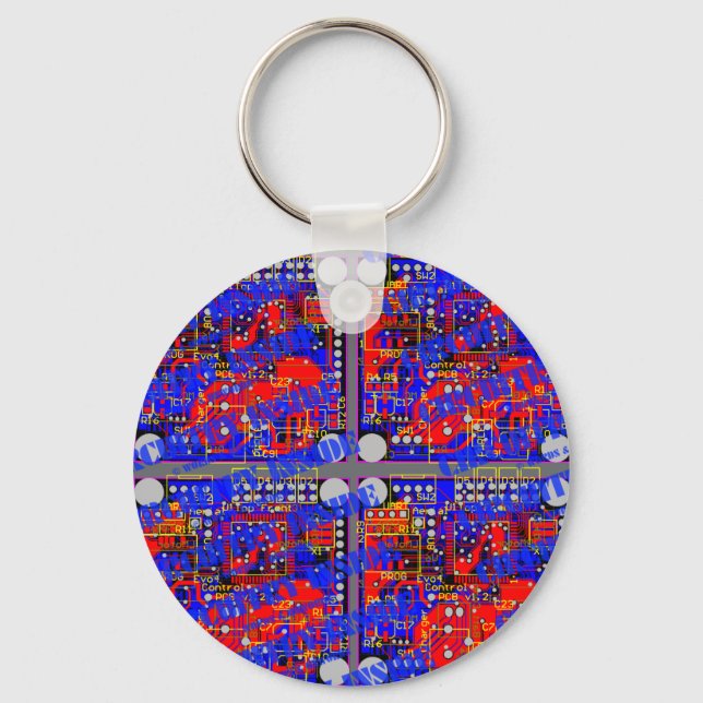 Porte-clés Circuitrie à l'intérieur (carte à circuit imprimé  (Recto)