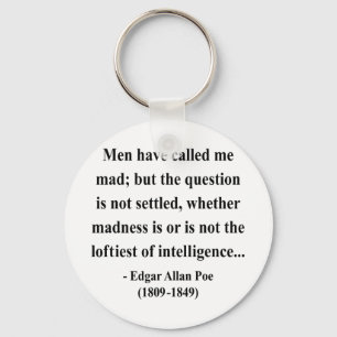 Porte-clés Citation 9a d'Edgar Allen Poe