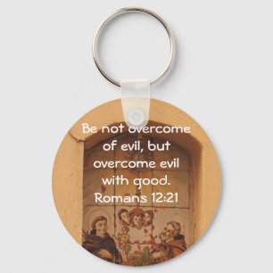 Porte-clés Citation d'amour des versets de la Bible disant Ro
