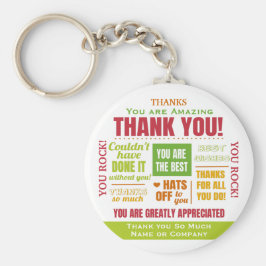 Porte-clés Citation d'appréciation du Merci