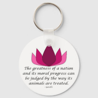 Porte-clés Citation de Gandhi