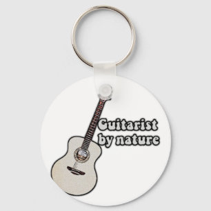 Porte-clés citation de guitare motivante pour guitaristes