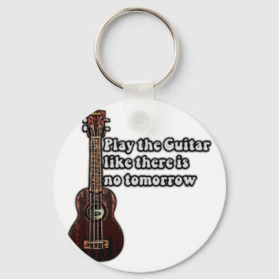 Porte-clés citation de guitare positive pour les amateurs de 
