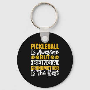 Porte-clés Citation de joueur de pickleball amusant Picklebal