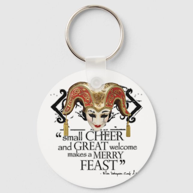 Porte-clés Citation De La Fête Comédie Des Erreurs (Recto)